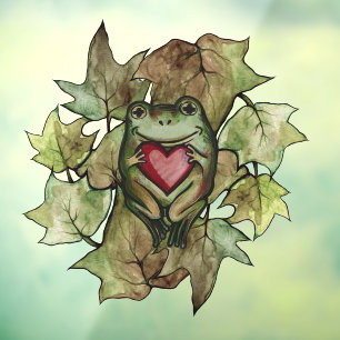 Froggy lover art fun frogs  and heart             