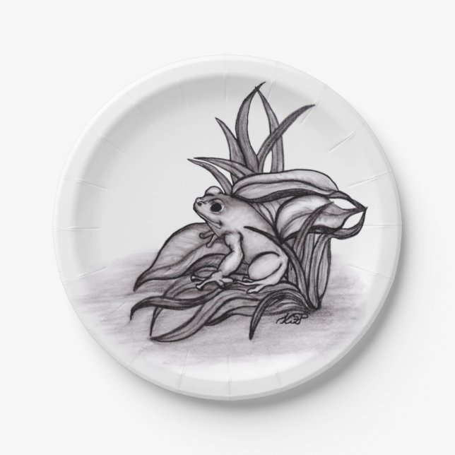 Froggy Paper Plate (Front)