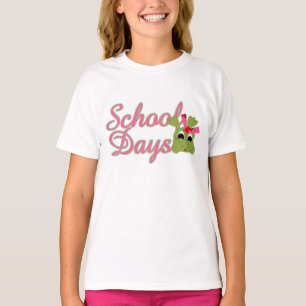 Froggy School Days pink T-Shirt