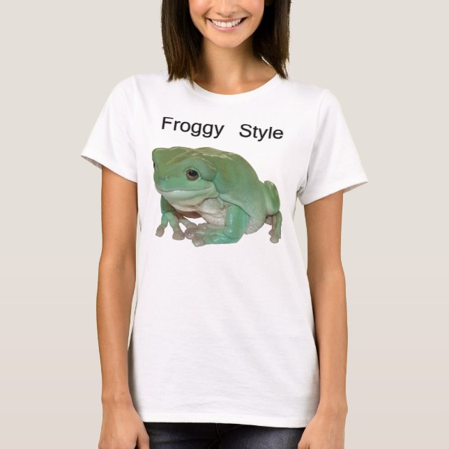 Froggy Style - White's Tree Frog T-Shirt (Front)