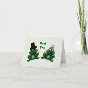 Froggy Wedding Thank You Notes