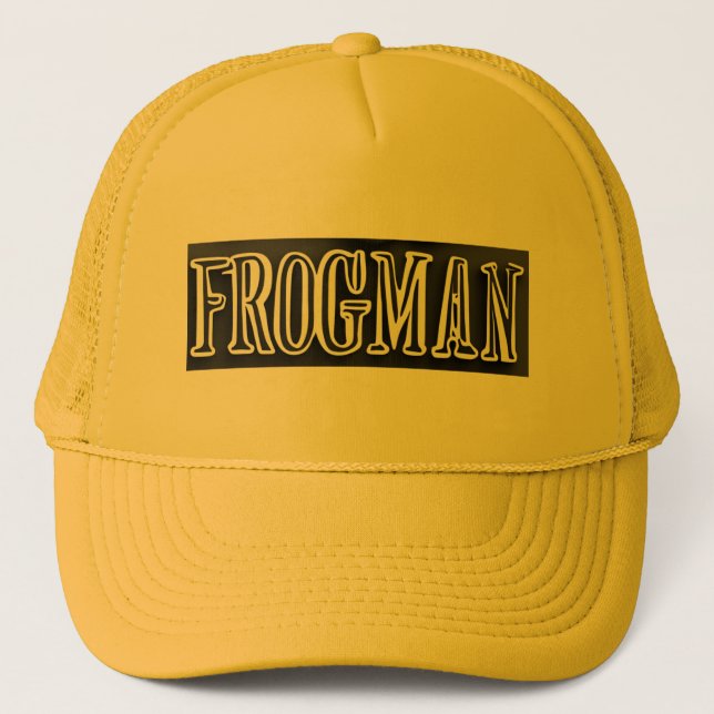 Frogman Trucker Hat (Front)