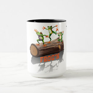 "Frog'n" Customisable  Mug