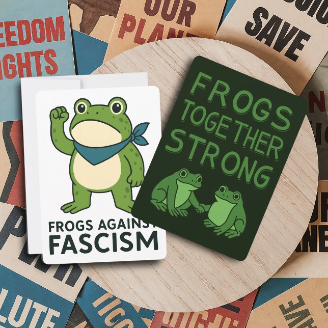 Frogs Against Fascism Portland Frog Protest Invitation (Creator Uploaded)
