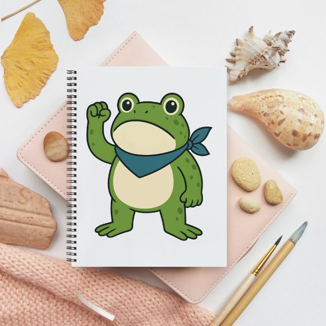 Frogs Against Fascism Portland Frog Protest Notebook (Creator Uploaded)