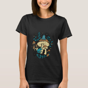 Frogs and Mushrooms Cottage Core T-Shirt
