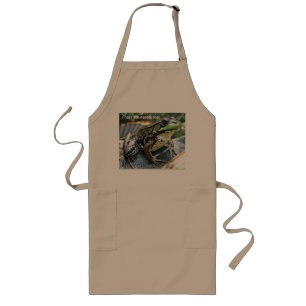 Frogs are people too! long apron