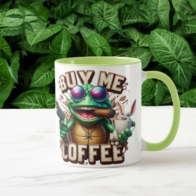 Frogs Brew and Protection Buy Me A Coffee Mug (Creator Uploaded)