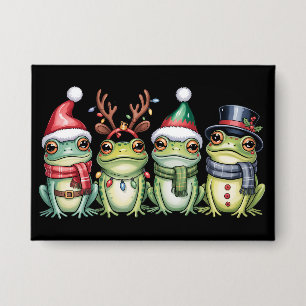 Frogs Christmas Frog Lover Cute Santa Animals