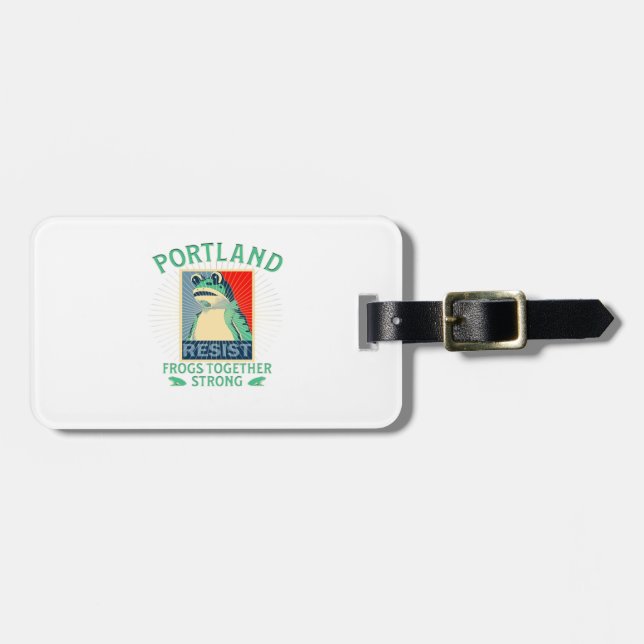 Frogs Classic Luggage Tag (Front Horizontal)