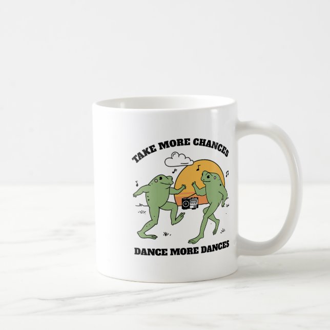 Frogs Dancing Together  Coffee Mug (Right)