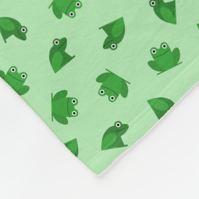 Frogs Fleece Blanket (Corner)