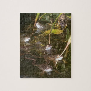 Frogs, frogs and more frogs jigsaw puzzle
