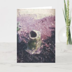 Frogs in the Garden Card