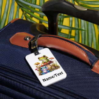 Frogs Luggage Tag