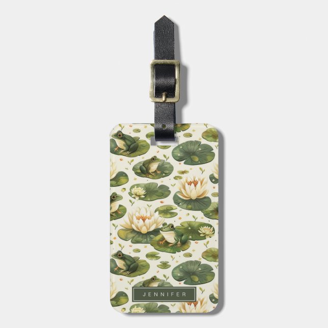Frogs Luggage Tags (Front Vertical)