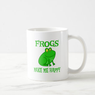 Frogs Make Me Happy Coffee Mug