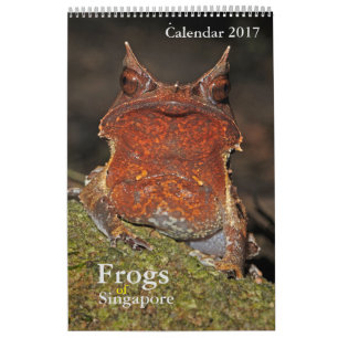 Frogs of Singapore Calendar 2017