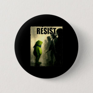 Frogs Resist Portland Frog Protest Vintage Activis 6 Cm Round Badge