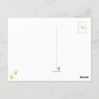 Frogs Ribbiting Personality Postcard