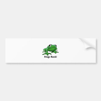 Frogs Rock! Bumper Sticker
