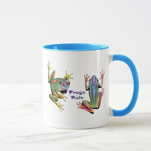 Frogs Rule Mugs (Right)