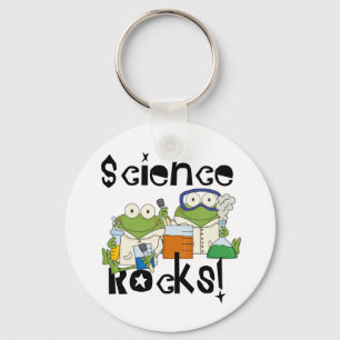 Frogs Science Rocks Key Ring