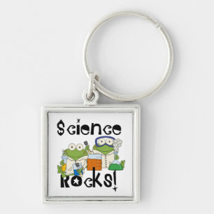 Frogs Science Rocks Key Ring