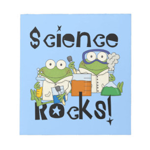Frogs Science Rocks Notepad