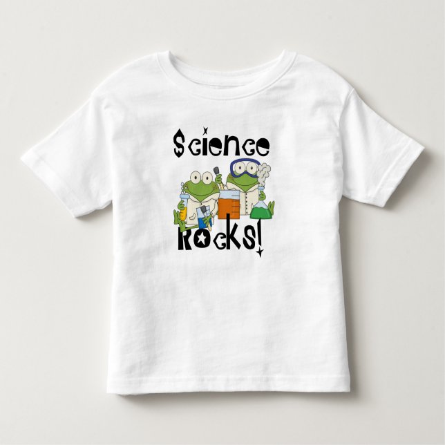 Frogs Science Rocks Toddler T-Shirt (Front)
