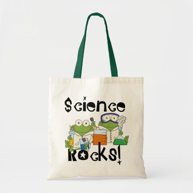 Frogs Science Rocks Tote Bag (Front)