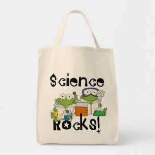 Frogs Science Rocks Tote Bag