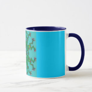 frogs synchronised swimming mug