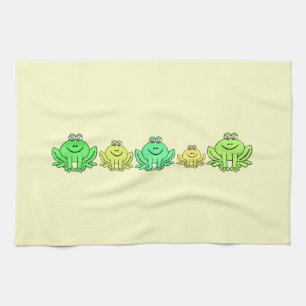 Frogs! Tea Towel