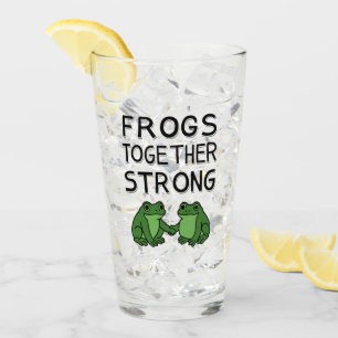 Frogs Together Strong Portland Frog Protest Glass