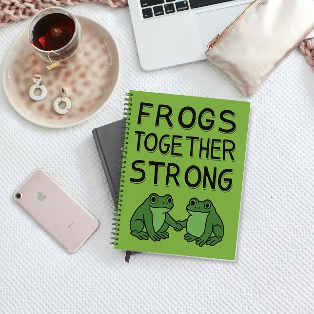 Frogs Together Strong Portland Frog Protest Notebook (Creator Uploaded)