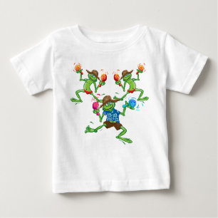 Frogs with maraccas baby T-Shirt