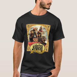 Frogtown Country Christmas Men Jug Band Funny Emme T-Shirt