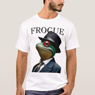 "FROGUE: Fashionable Frog Fabulousness!" T-Shirt