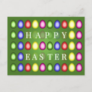 Frohe Ostern mit fröhlicher Ostereierjagd! Postcard