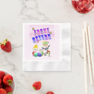 Frohe Ostern Napkin