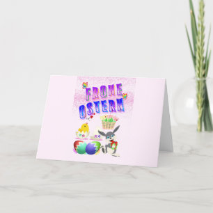 Frohe Ostern Thank You Card