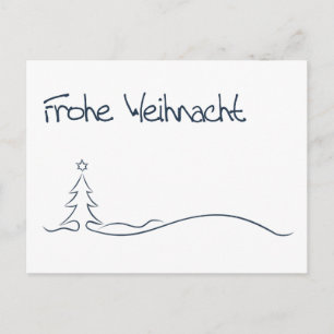 Frohe Weihnacht... / Merry Christmas Holiday Postcard