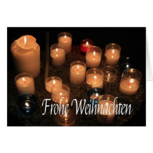 Frohe Weihnachten   Burning candles christmas