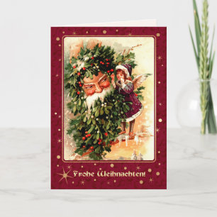 Frohe Weihnachten. Christmas Cards in German