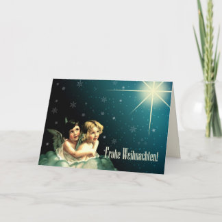 Frohe Weihnachten. Christmas Cards in German