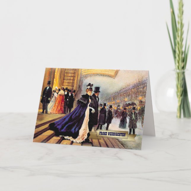 Frohe Weihnachten. Christmas Cards in German (Front)