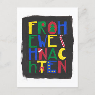 Frohe Weihnachten Holiday Postcard