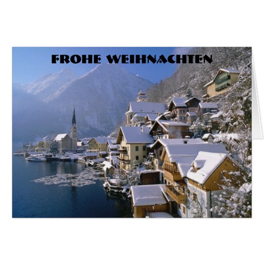 FROHE WEIHNACHTEN (MERRY CHRISTMAS) CARD