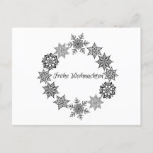Frohe Weihnachten Post Card